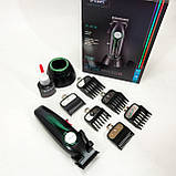 Машинка для різних стрижок акумуляторна, Машинка для стрижки з потужним акумулятором QU-58, фото 5