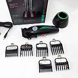 Машинка для різних стрижок акумуляторна, Машинка для стрижки з потужним акумулятором QU-58, фото 6