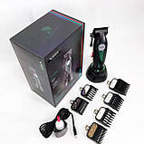Машинка для різних стрижок акумуляторна, Машинка для стрижки з потужним акумулятором QU-58, фото 9