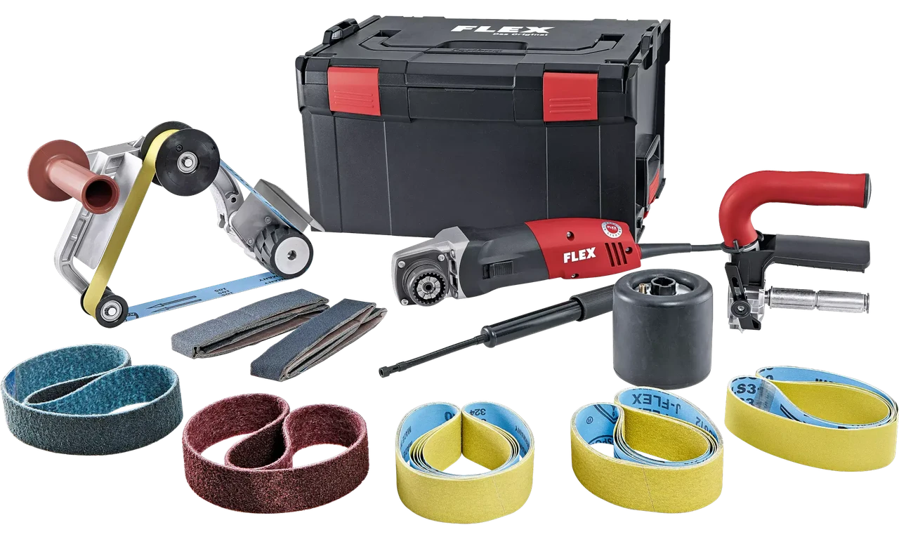 Шліфувальна щіточна машина FLEX BSE 14-3 INOX Set