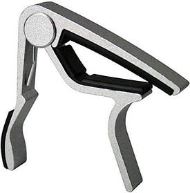 Каподастр для гітари універсальний металевий затискач для акустичних та електричних гітар рожевий сріблястий золотий чорний