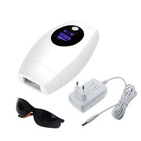 Міні епілятор для обличчя та тіла безболісної епіляції IPL 600000 спалахів 8 рівнів потужності автоматичний ручний режим