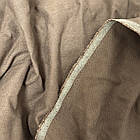 Льон з віскозою, колір шоколадний, фото 5