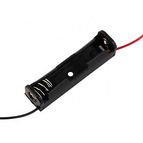 Відсік для однієї батареї AAA 1.5В з проводами для підключення до Arduino та електроніки тримач акумулятора