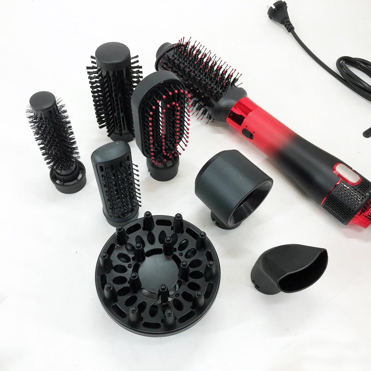 Фен-щітки стайлери, Фен для об'ємної укладки, Портативний фен для укладання волосся CW-18, фото 1