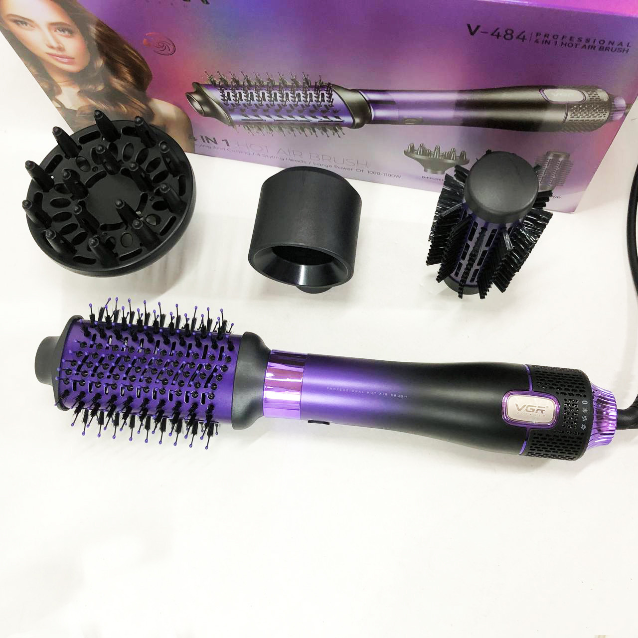 Професійний фен з іонізацією і термозахистом, Фен для красивої укладки волосся з режимом іонізації MX-39, фото 1