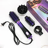 Професійний фен з іонізацією і термозахистом, Фен для красивої укладки волосся з режимом іонізації MX-39, фото 4