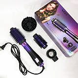 Професійний фен з іонізацією і термозахистом, Фен для красивої укладки волосся з режимом іонізації MX-39, фото 3