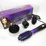 Професійний фен з іонізацією і термозахистом, Фен для красивої укладки волосся з режимом іонізації MX-39, фото 7