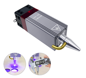 Потужний лазерний модуль для різання та гравіювання з активним охолодженням та подачею повітря 80 Вт 450 нм