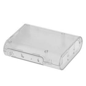 Корпус для Raspberry Pi B+ 2 2B 3 3B прозорий захисний від пилу та механічних пошкоджень з гвинтами