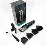Машинка для стрижки волосся з різними насадками VGR, Акумуляторна машинка для стрижки YC-19, фото 2