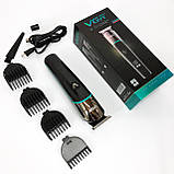 Машинка для стрижки волосся з різними насадками VGR, Акумуляторна машинка для стрижки YC-19, фото 3