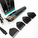 Машинка для стрижки волосся з різними насадками VGR, Акумуляторна машинка для стрижки YC-19, фото 4