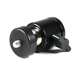 Кульова голова для штатива з перехідником 1/4 3/8 алюмінієвий корпус поворотна конструкція для камери до 2.5 кг