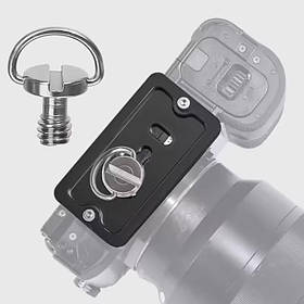 Кріпильний гвинт 1/4 дюйма з D-подібним кільцем для штативів та фото- та відеотехніки зі сталі 1.4 см 1.2 см