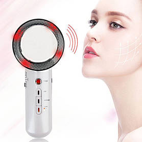 Антицелюлітний масажер ультразвуковий з інфрачервоним прогріванням 3 в 1 для обличчя та тіла для схуднення та ліфтингу