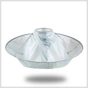 Накидка для стрижки волосся складана водонепроникна 60 см для дому та салону захисту одягу від волосся