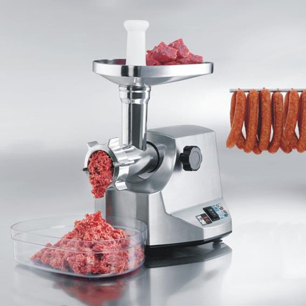 М'ясорубка для подрібнення м'яса і риби ViLgrand V304-SMG 3000 Вт 'ясорубка настільна професійна CX-21, фото 1