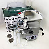М'ясорубка для подрібнення м'яса і риби ViLgrand V304-SMG 3000 Вт 'ясорубка настільна професійна CX-21, фото 6