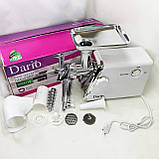 Потужна побутова електром'ясорубка для дому Dario, М'ясорубки нержавіюча сталь, М'ясорубки для ковбаси QU-58, фото 7