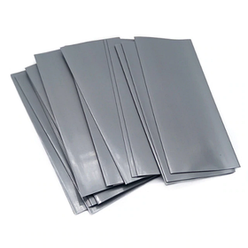 Термозбіжна плівка для акумуляторів 18650 сірого кольору ПВХ 100 штук для захисту та ізоляції батарей