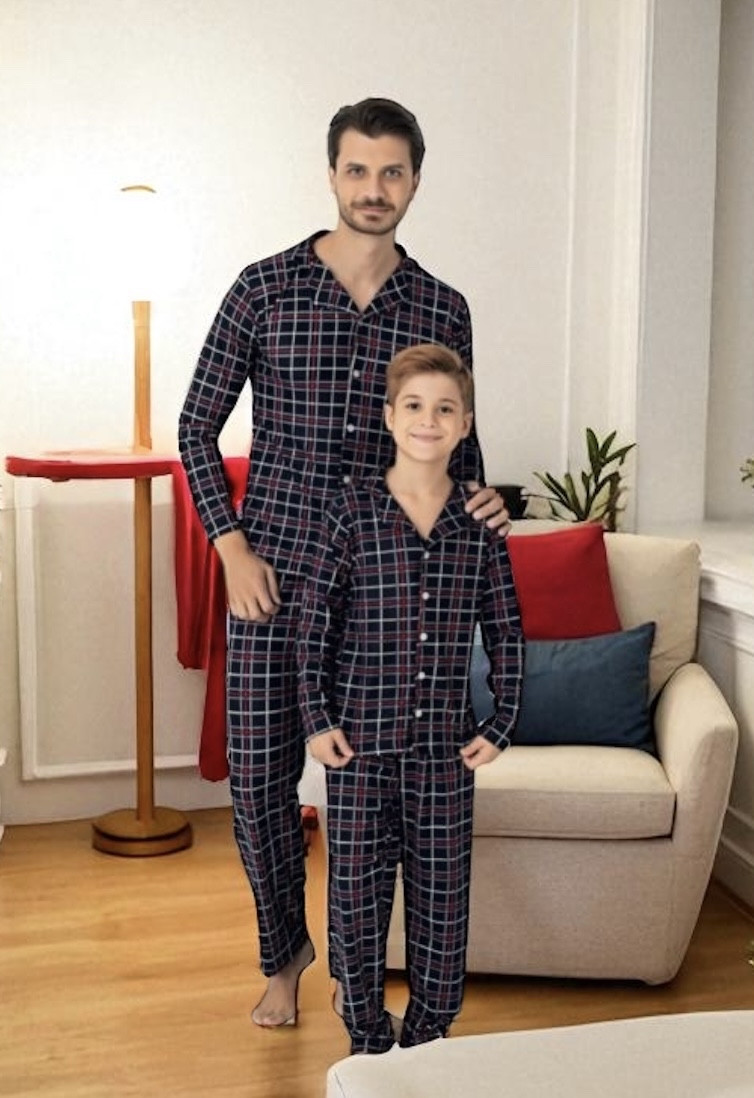 Підліткова піжама на ґудзиках 5490, фото 1