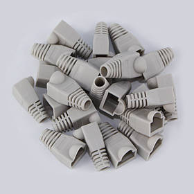 Ковпачки для конекторів RJ45 захисні 100 штук для кабелів Cat5e UTP STP пластикові аксесуари