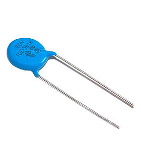 Варистор для захисту електроніки та побутової техніки набір 10 штук номінальна напруга 470 В діаметр 10 мм