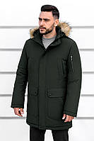 Чоловіча куртка зелена зимова Alaska (арт. X-316)