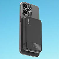 Портативний повербанк Proove Hoodman Magnetic 20W 10000 mAh чорний з PD швидка зарядка Type-C Lightning