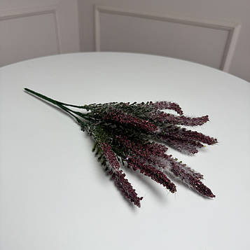 Лаванда гілка бордова 35 см, 5 гілок, 10 шт.уп