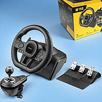 Ігрове кермо з педалями та коробкою передач гоночне кермо для ноутбука Tracer SimRacer 6in1