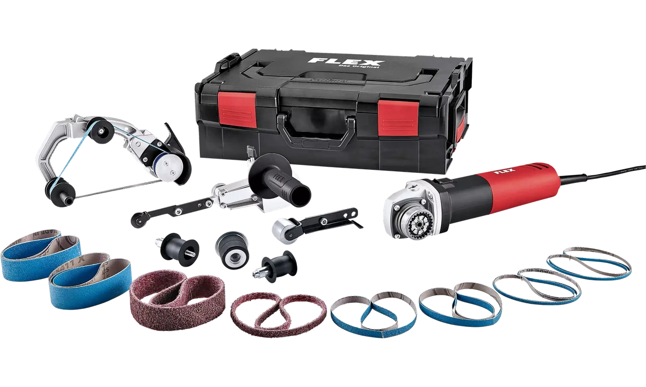 Шліфувальна стрічкова машина для шліфування труб FLEX BRE 8-4 INOX Set