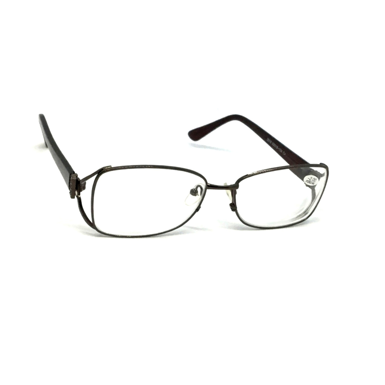 Жіночі металеві окуляри 2019 коричневі