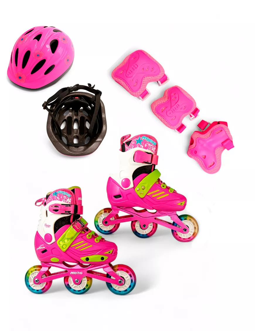 Набір для катання 713-1 ролики розсувні, захист, шолом)