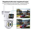 IP PTZ-відеокамера з WiFi 3Mp+3Mp Light Vision VLC-9130WI/2C (Tuya) f=3.6mm+3.6mm, ІЧ+LED-підсвічування, з мікрофоном (75-00301), фото 4