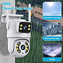 IP PTZ-відеокамера з WiFi 3Mp+3Mp Light Vision VLC-9130WI/2C (Tuya) f=3.6mm+3.6mm, ІЧ+LED-підсвічування, з мікрофоном (75-00301), фото 7