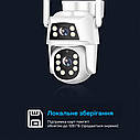 IP PTZ-відеокамера з WiFi 2Mp+2Mp Light Vision VLC-9192WI/2C (Camhi Pro) f=3.6mm+3.6mm, ІЧ+LED-підсвічування, з мікрофоном, фото 4