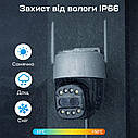 IP PTZ-відеокамера з WiFi 8Mp+8Mp Light Vision VLC-9284WI10Z/2C (Camhi Pro) f=3.6mm+8mm, ІЧ+LED-підсвічування, з мікрофоном, фото 9