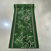 Бюджетна зелена доріжка 0,80*2,08 на повстяній основі Лоза