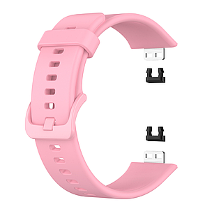 Ремінець DK для Huawei Watch Fit / Fit SE | Silicone Sport Full Light Classic (pink rose)