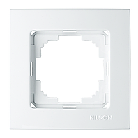 Рамка одномісна Nilson Touran білого кольору