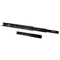 Меблева направляюча чорна L=350mm телескопічна повного висування Н=42 SMART