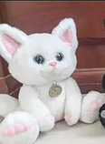 Кішка м'яка іграшка біла, фото 2