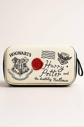Пенал Косметичка шкільний Гаррі Поттер у Гоґвортсі TINGE 3 відділення 200*100*75 мм