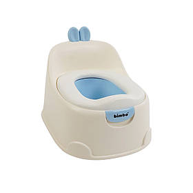 Дитячий горщик з м'яким сидінням Bimbo Спинка знімний резервуар Дитячий унітаз