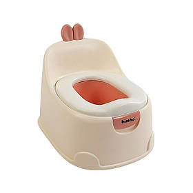 Дитячий горщик з м'яким сидінням Bimbo Спинка знімний резервуар Дитячий унітаз