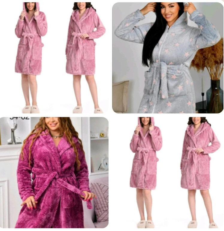 Жіночий халат махрові (54-62), фото 1