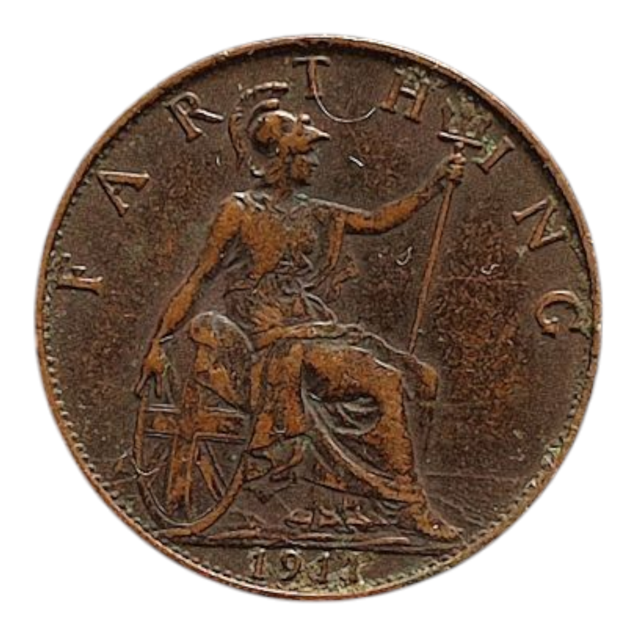 Велика Британія 1 фартінг, 1911, фото 1